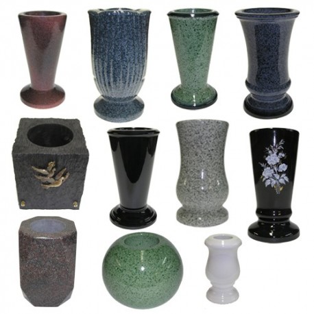 com-four® 4X vases funéraires, Vase de cimetière avec Pointe en