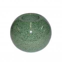 Vase céramique boule vert