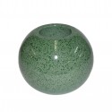 Vase céramique boule vert