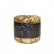 Cache-pot marron noir style baroque