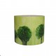Cache-pot vert avec décor arbres, grand modèle