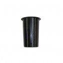 Vase en plastique droit, hauteur 16cm