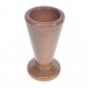 Vase céramique rond marron clair