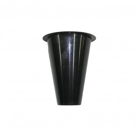 Vase en plastique conique, hauteur 15cm