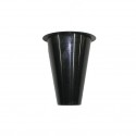 Vase en plastique conique, hauteur 15cm