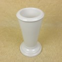 Vase céramique rond blanc