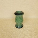 Vase céramique rond vert