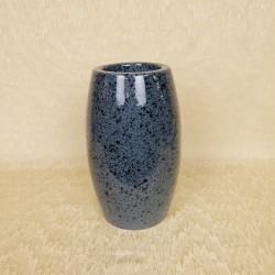 Vase céramique bleu